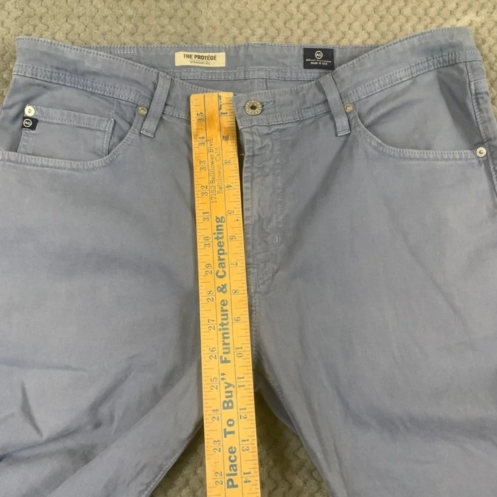 AG Adriano Goldschmied Protege Straight Leg Pants Mens 36x34 Blue Gray
